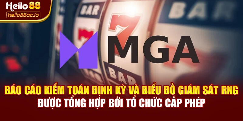 Báo cáo kiểm toán định kỳ và biểu đồ giám sát RNG được tổng hợp bởi tổ chức cấp phép